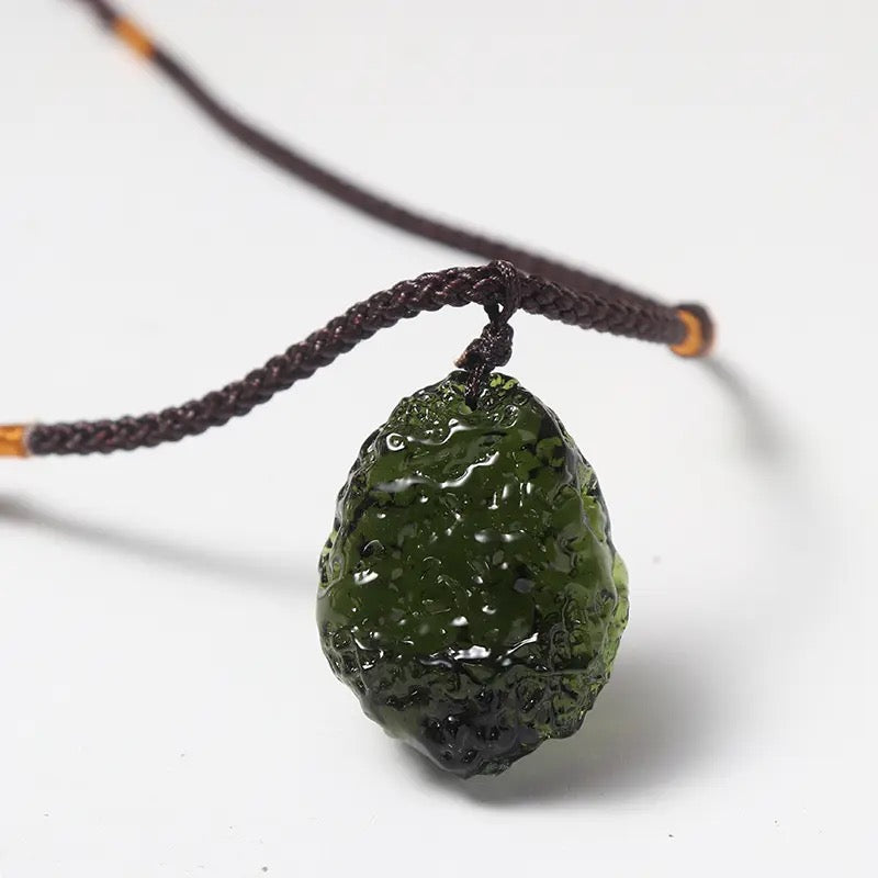 Krystal Heart Moldavite Necklace