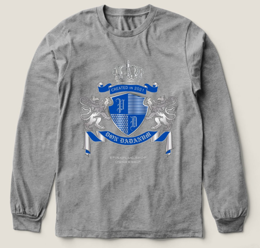 Long Sleeve Don Dadanum Silver Blue