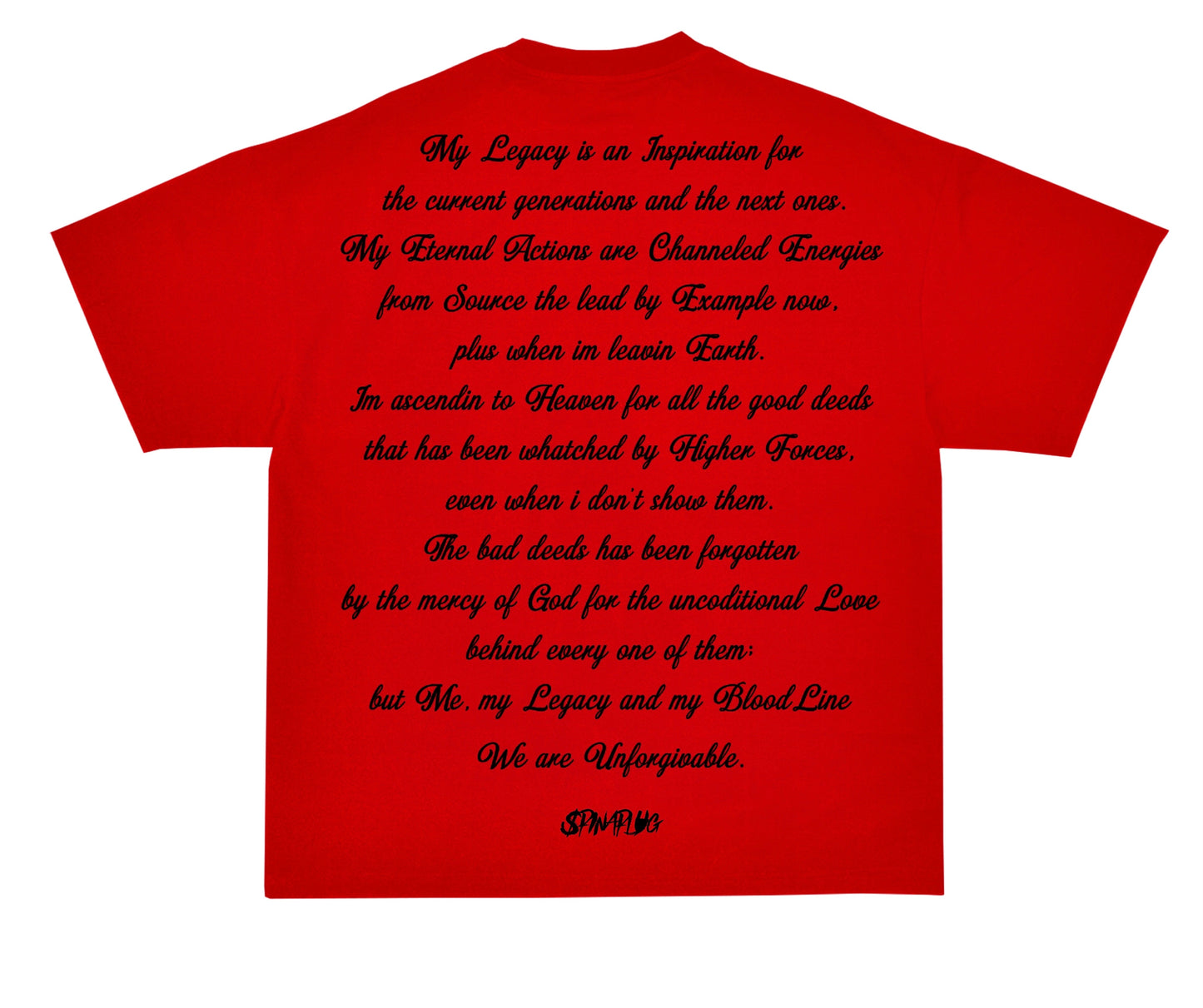 Red Legacy444Eternity ORGANICotton Tee