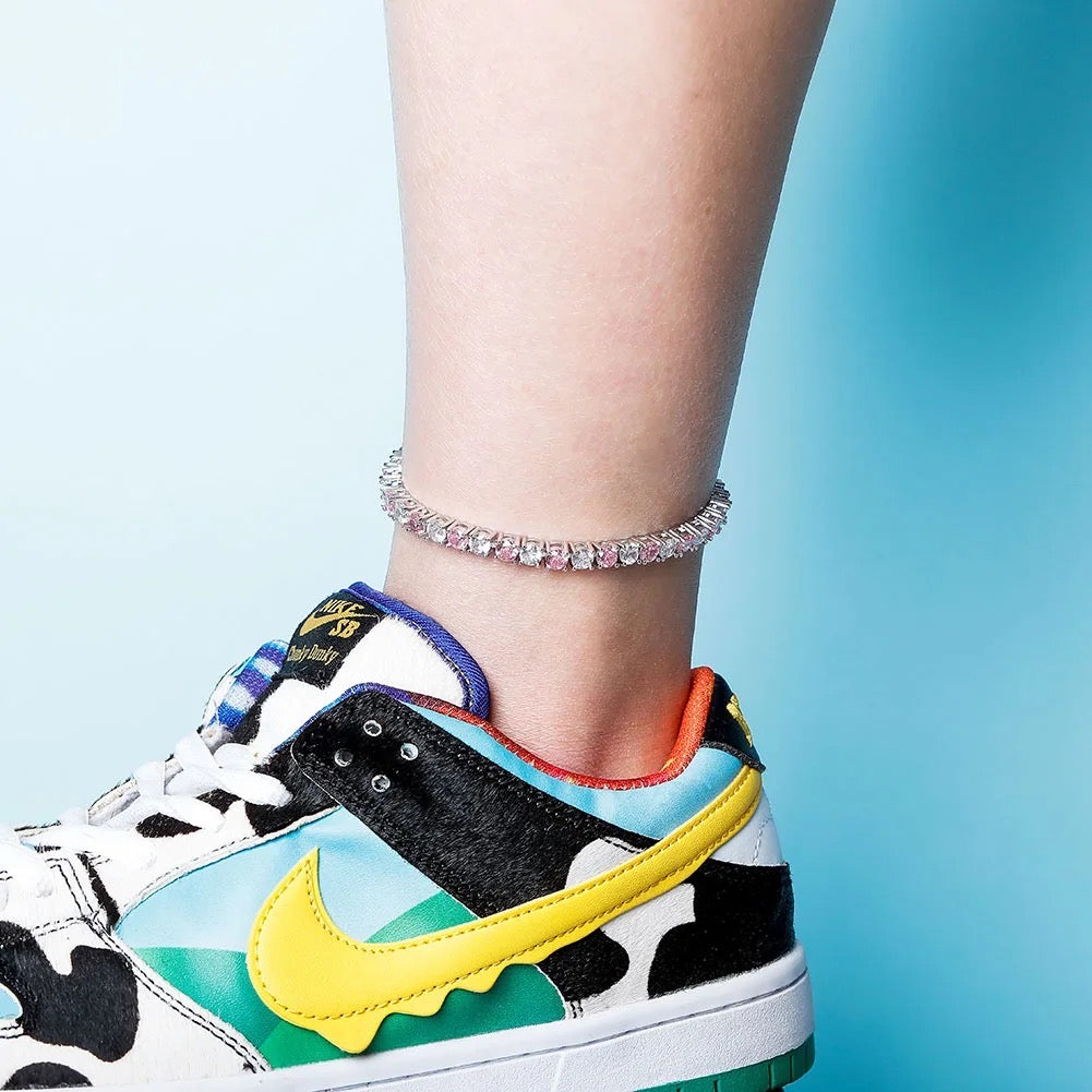 Tennis Multicolors Ankle Bracelets