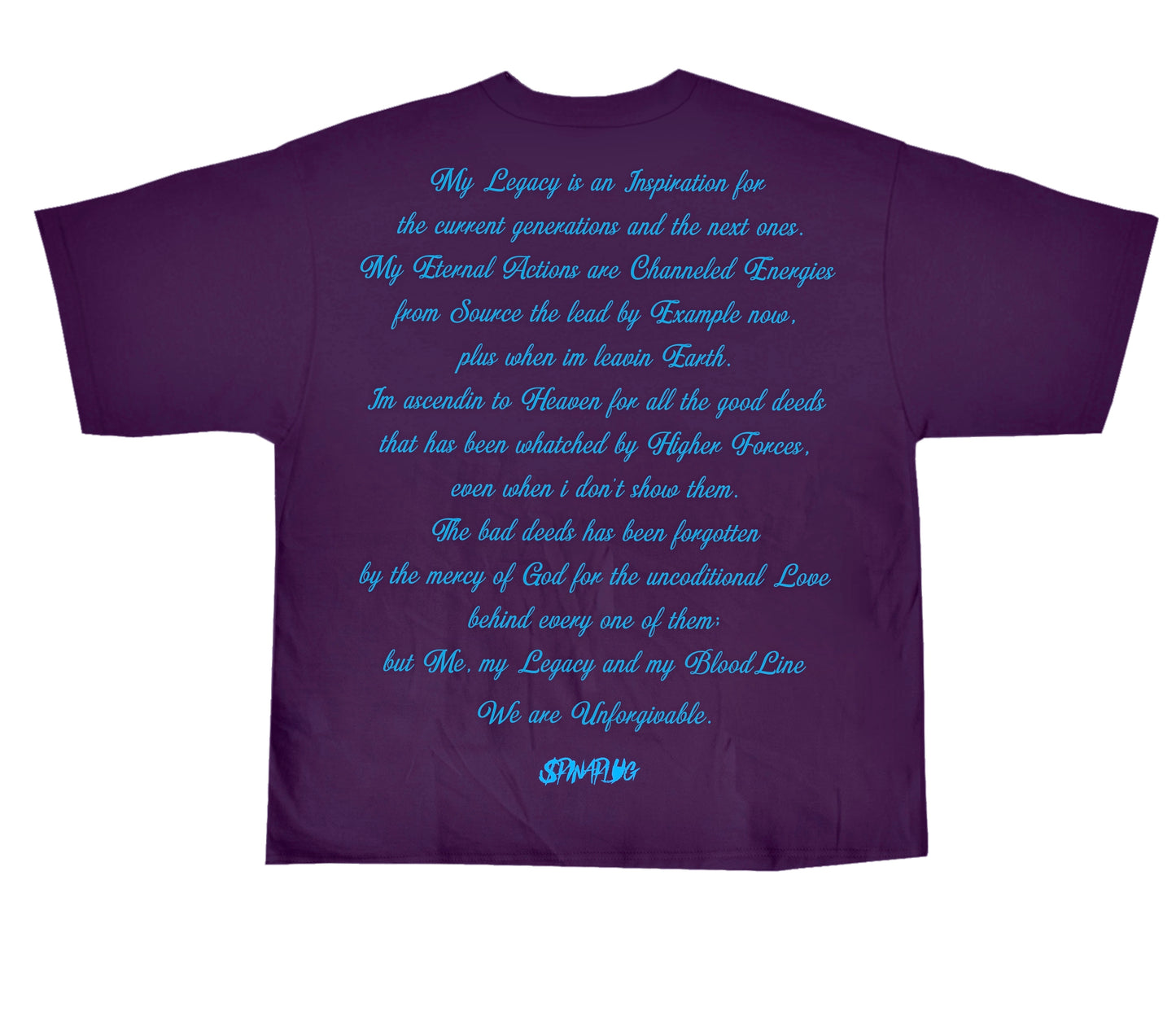Legacy444Eternity Tee Blue Sky Purple