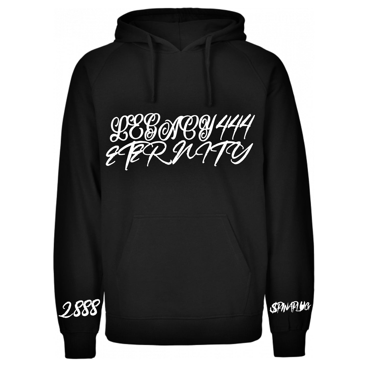 White & Black Hoodie Legacy444Eternity