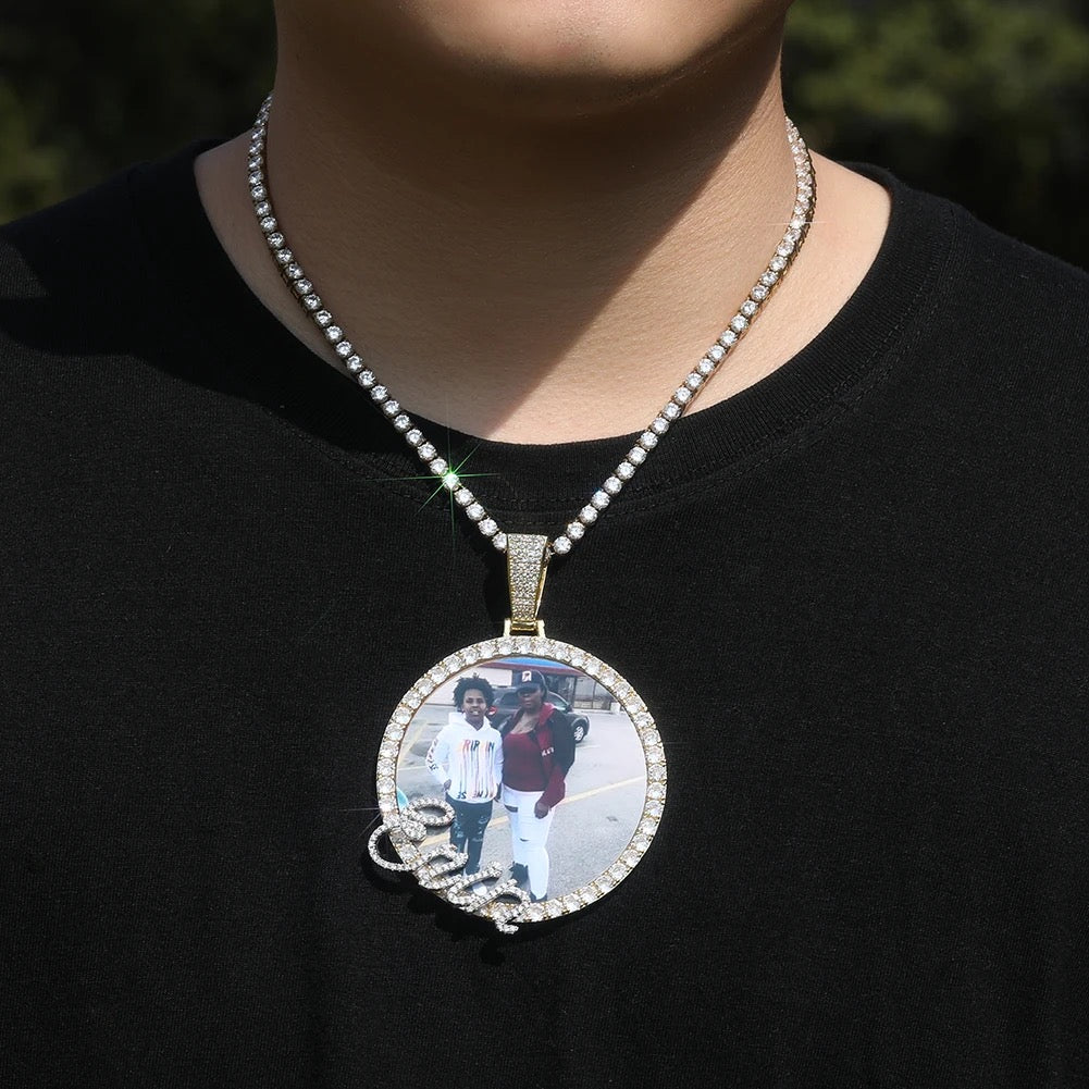 Name on Photo Custom Chains