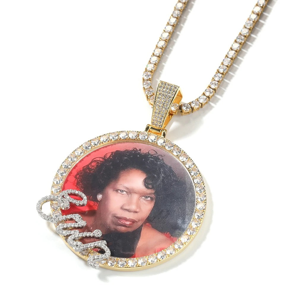 Name on Photo Custom Chains