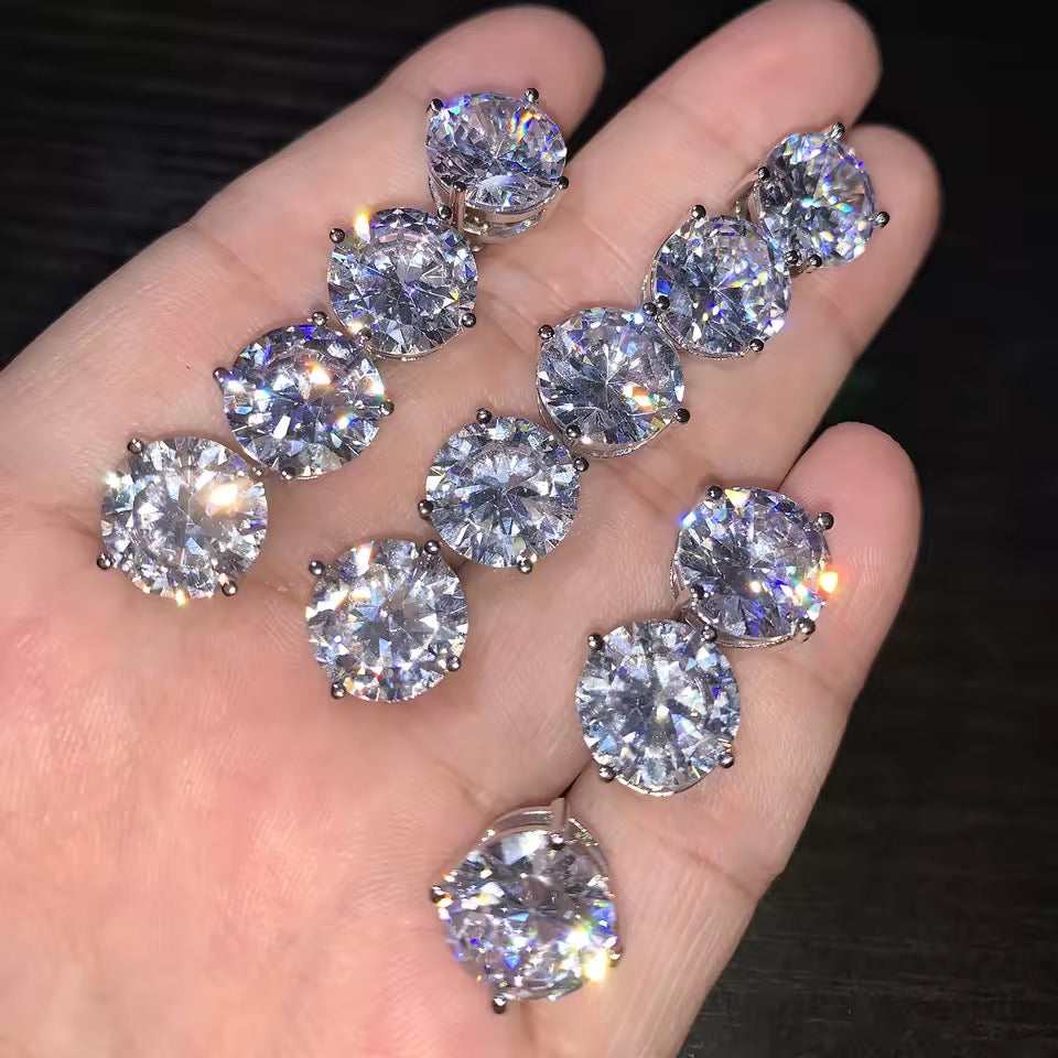 Diamond Earrings 11/12/13/14mm