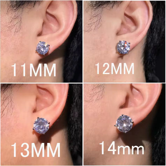 Diamond Earrings 11/12/13/14mm