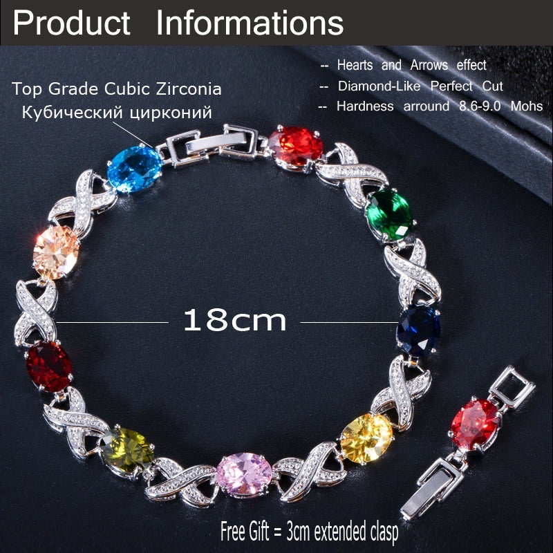 Rubins MultiColors Bracelets Legacy444888Eternity