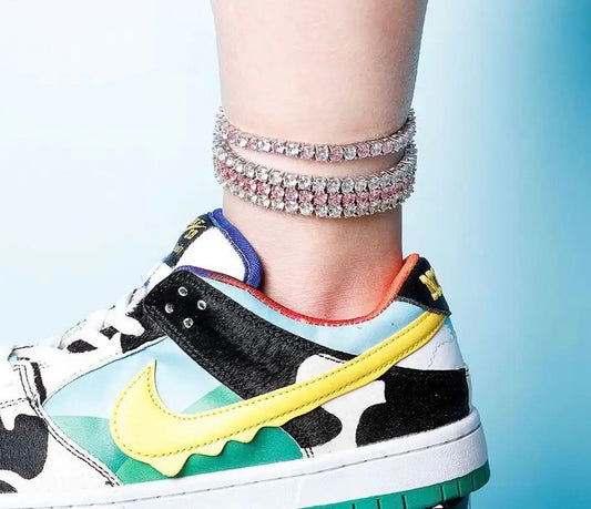 Tennis Multicolors Ankle Bracelets