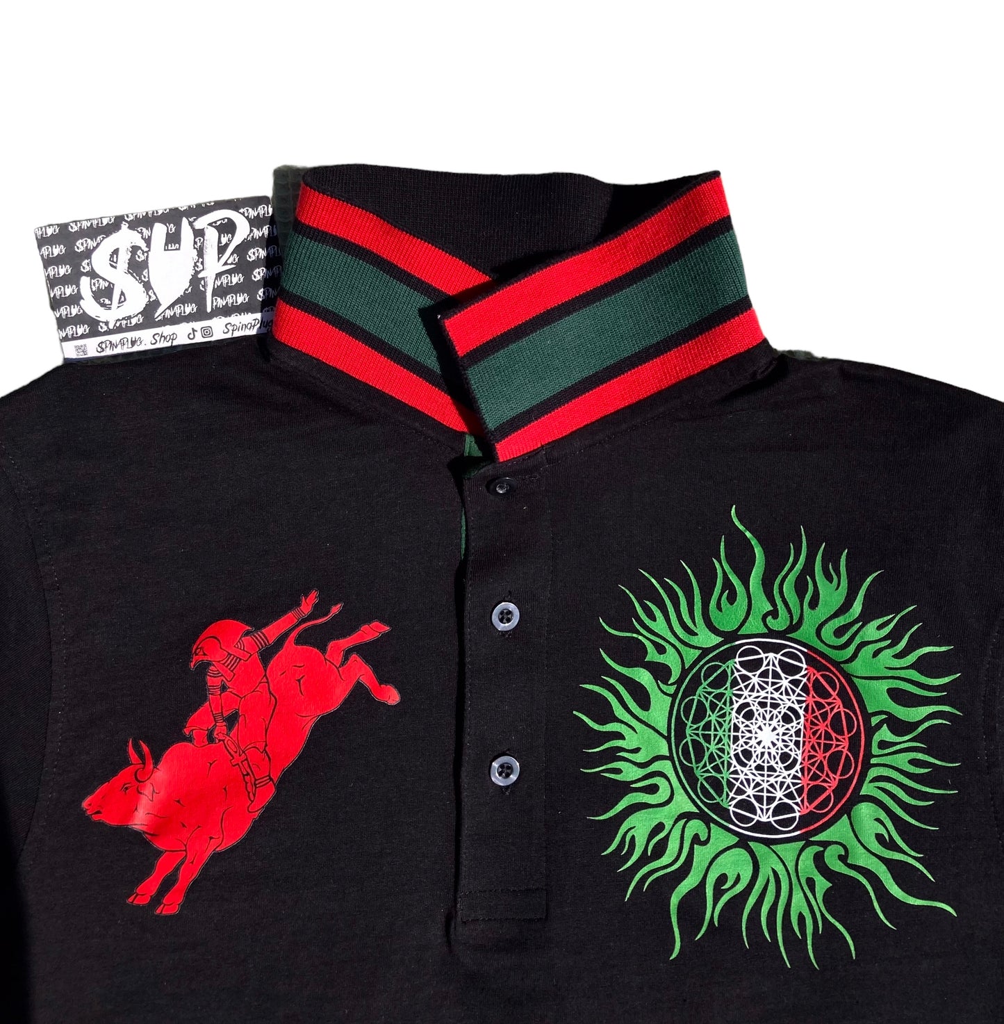 Custom Black Polo ITALIA RahDeo