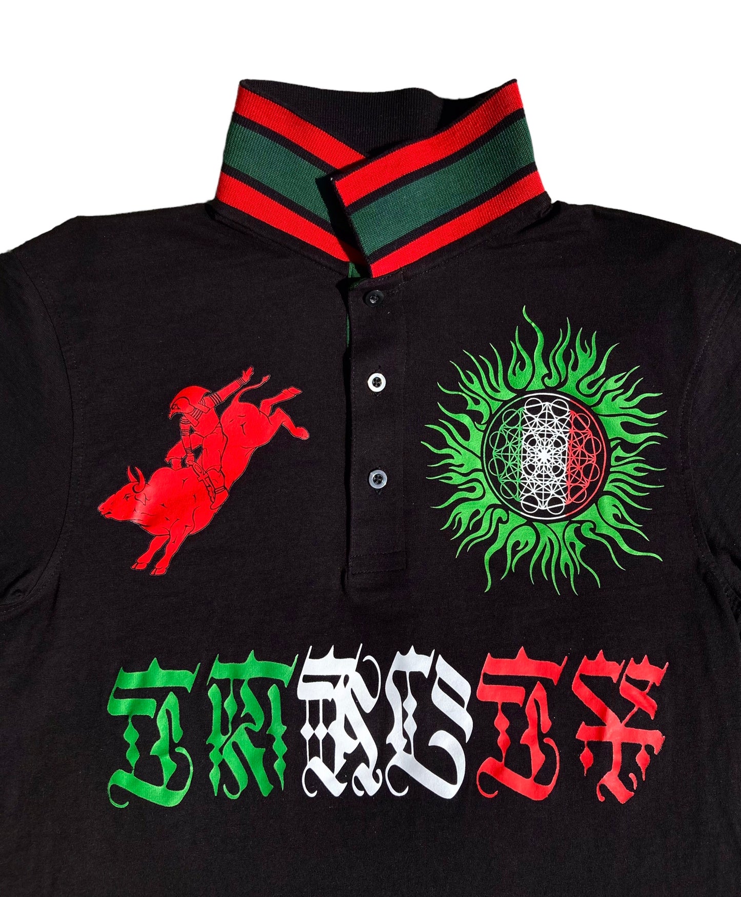 Custom Black Polo ITALIA RahDeo