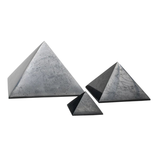 Shungite Anti EMF Pyramids Stones
