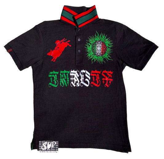 Custom Black Polo ITALIA RahDeo