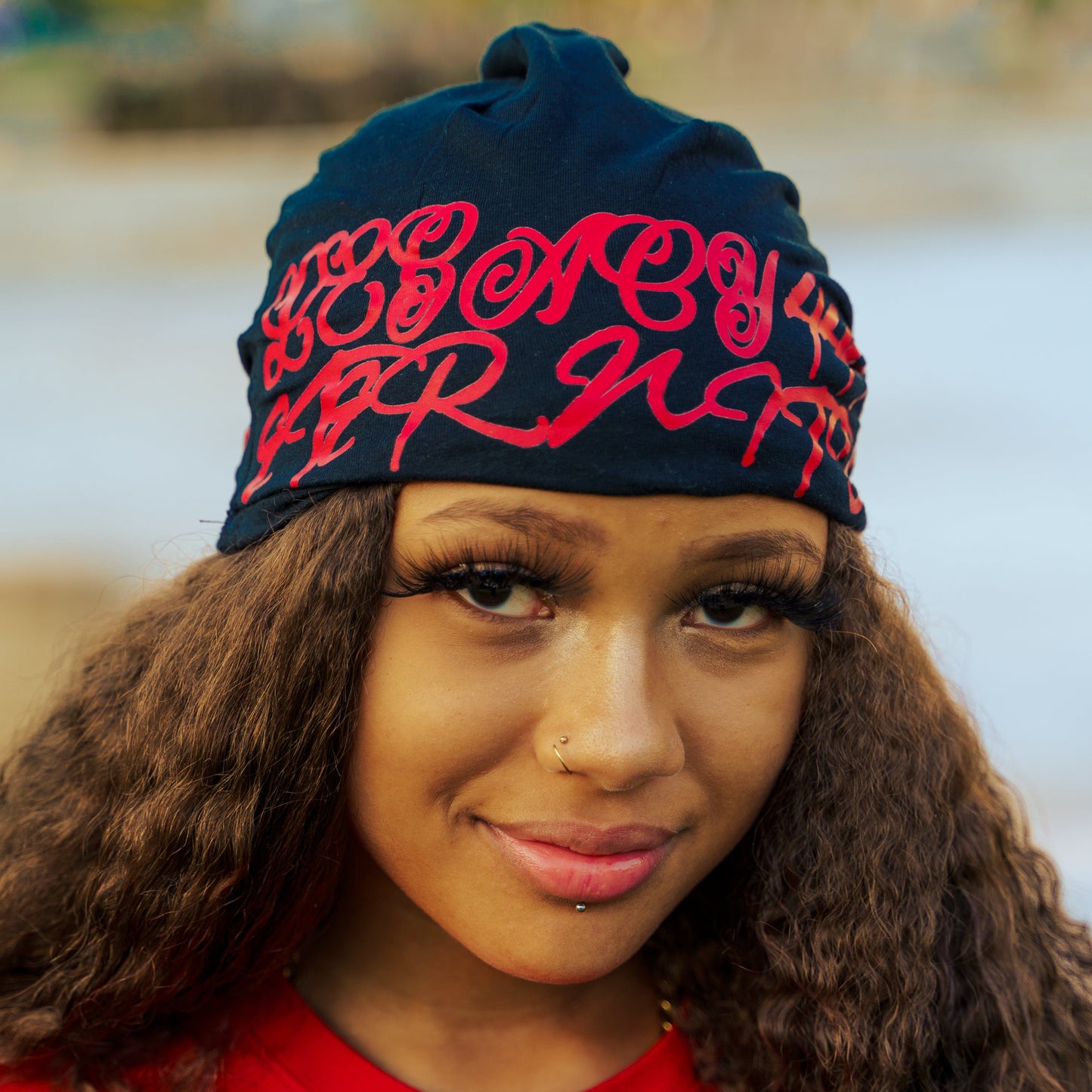 Jess Legacy444Eternity Red Beanie