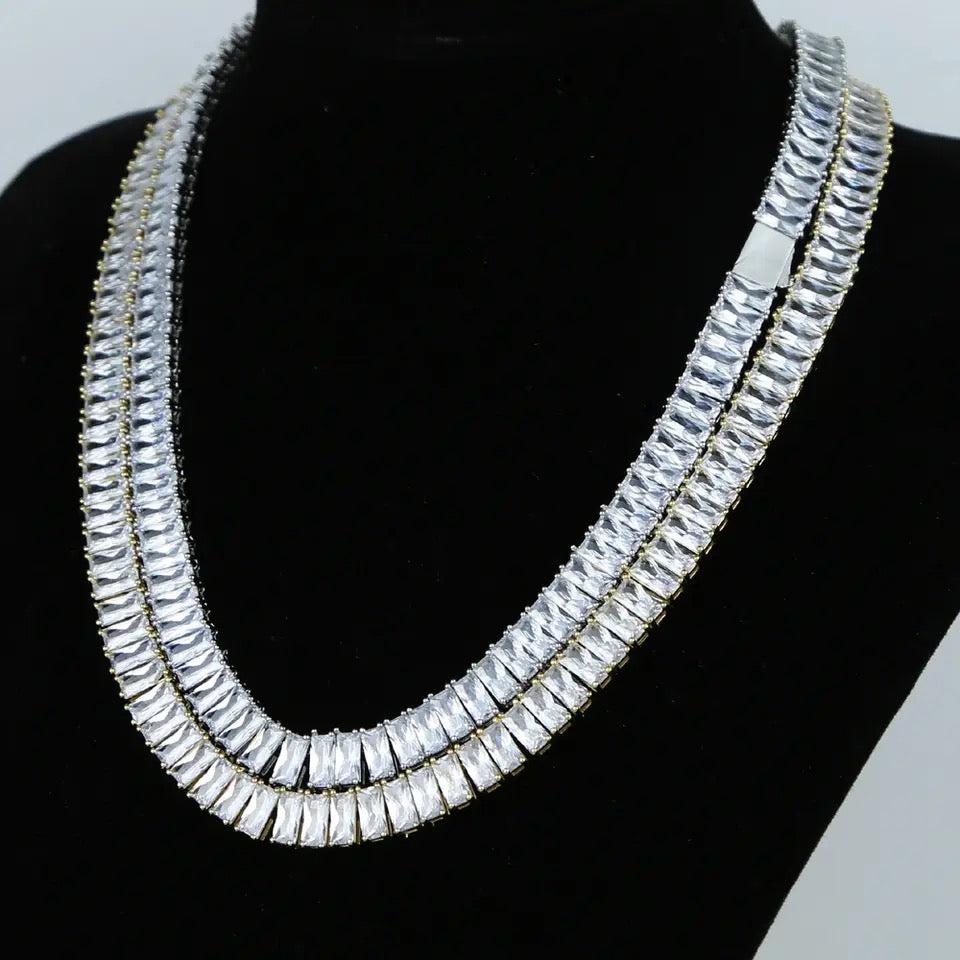 Mirror Tennis Set Chain+Bracelet