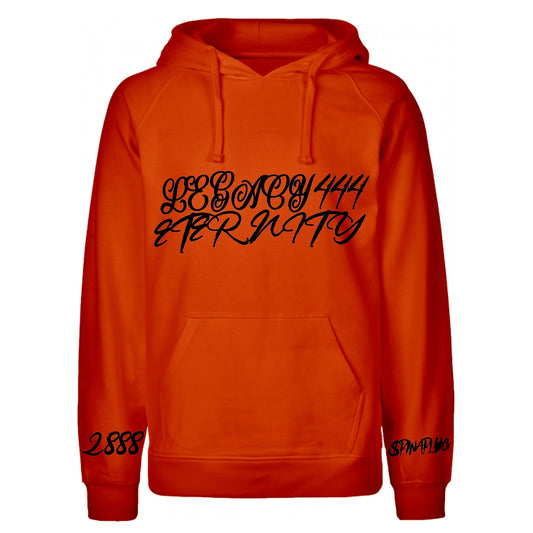 Orange ORGANICotton Hoodie Legacy444Eternity