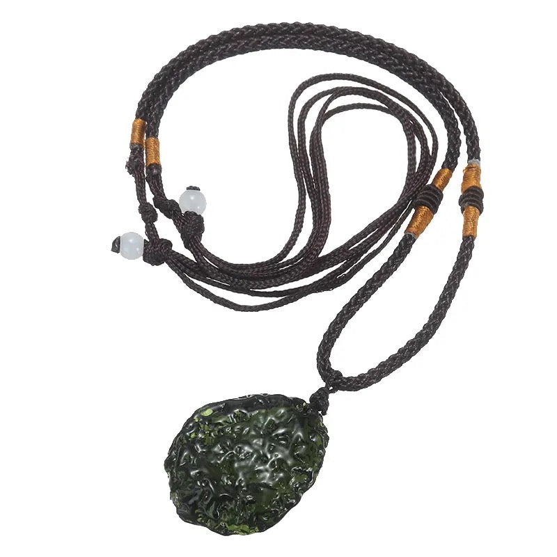 Krystal Heart Moldavite Necklace