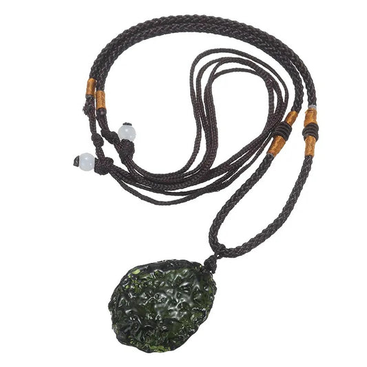 Krystal Heart Moldavite Necklace