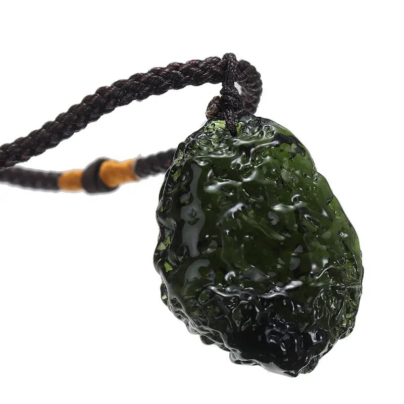 Krystal Heart Moldavite Necklace