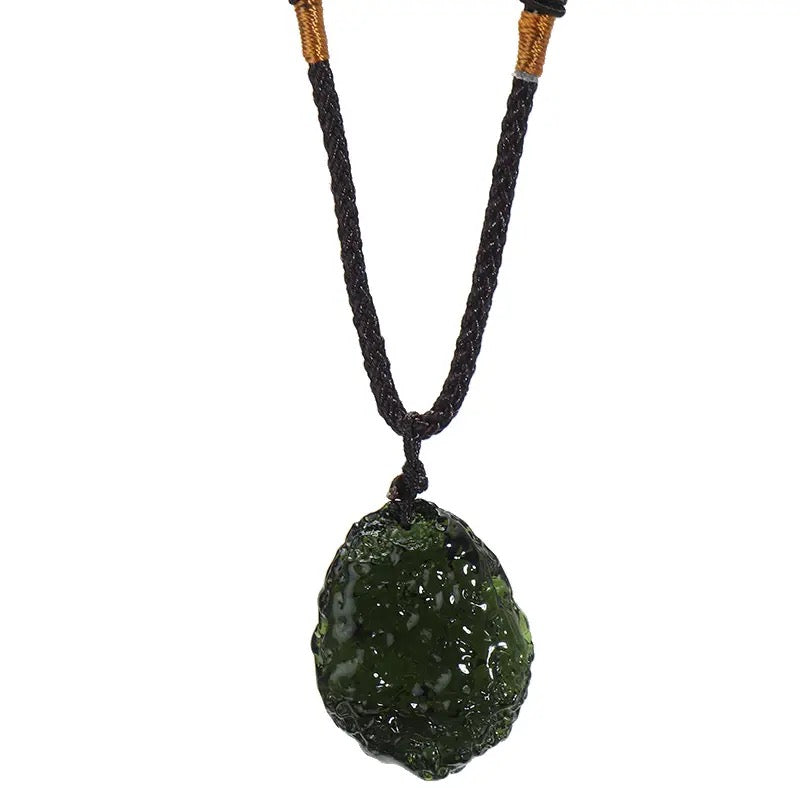 Krystal Heart Moldavite Necklace
