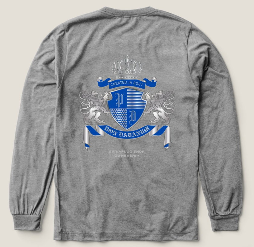 Long Sleeve Don Dadanum Silver Blue