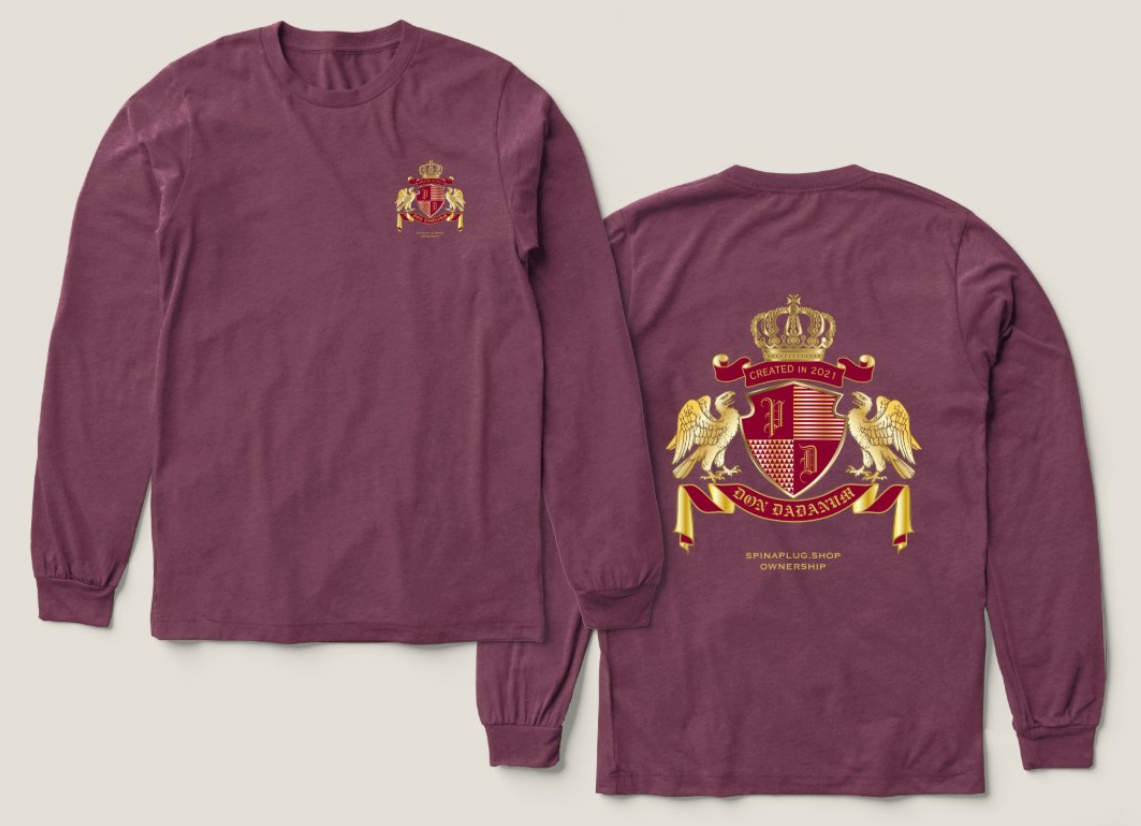 Wine Bordeaux Don Dadanum Long Sleeve