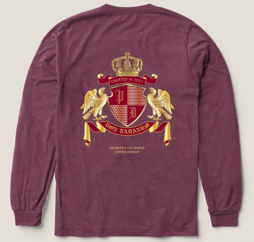 Wine Bordeaux Don Dadanum Long Sleeve