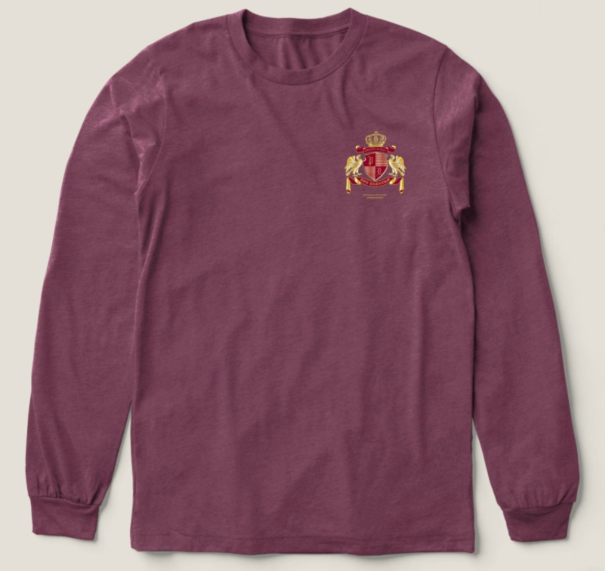 Wine Bordeaux Don Dadanum Long Sleeve