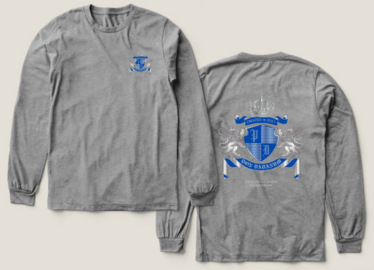 Long Sleeve Don Dadanum Silver Blue