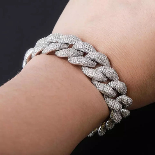 Round Cuban 14mm Bracelets