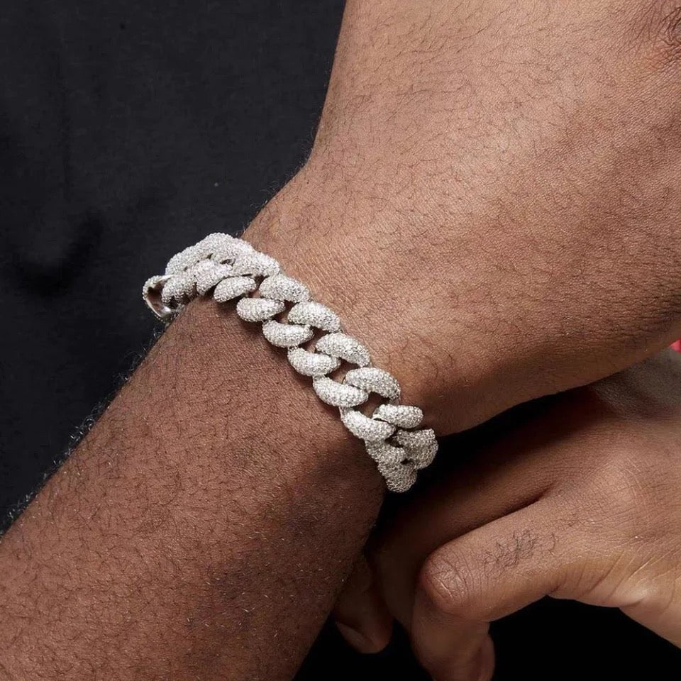 Round Cuban 14mm Bracelets