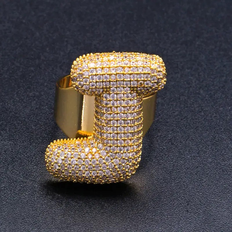 Lettere ALFABETO Rings NOME PERSONALIZZABILE