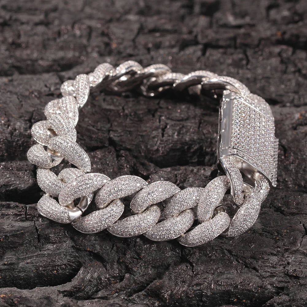 Round Cuban 14mm Bracelets