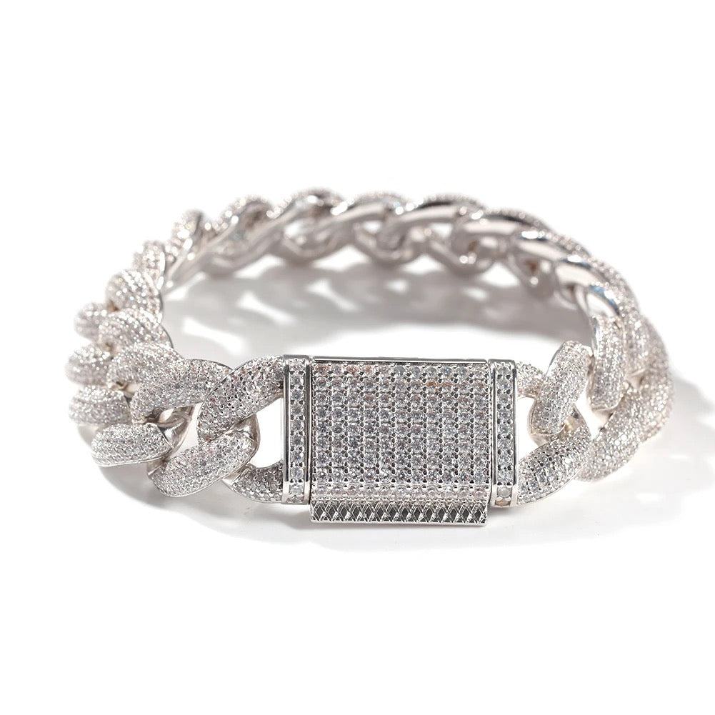 Round Cuban 14mm Bracelets