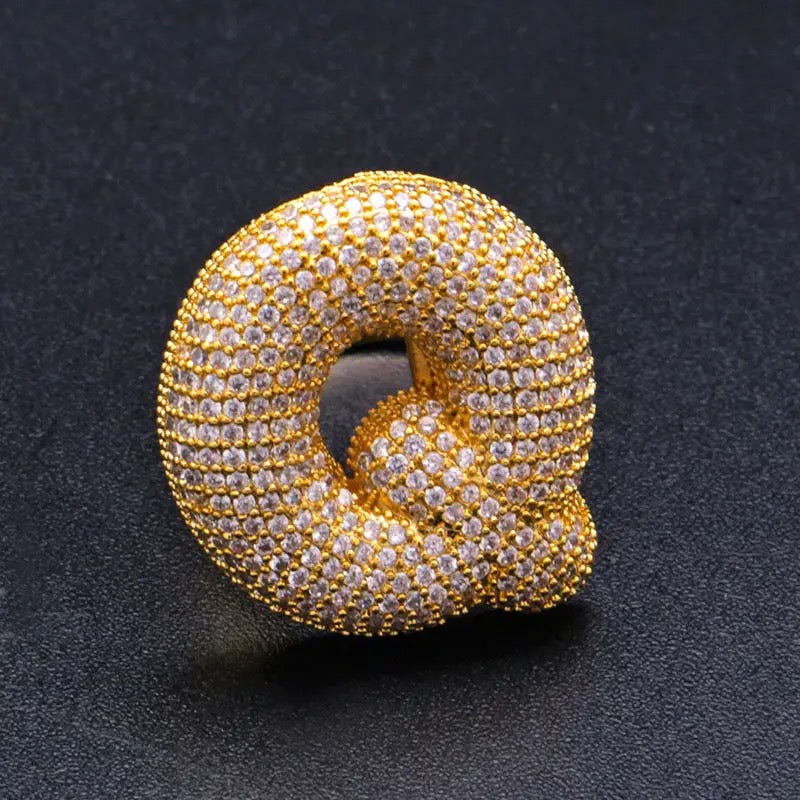 Lettere ALFABETO Rings NOME PERSONALIZZABILE