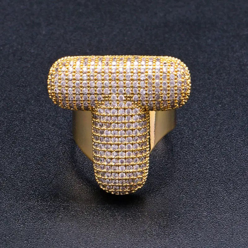 Lettere ALFABETO Rings NOME PERSONALIZZABILE