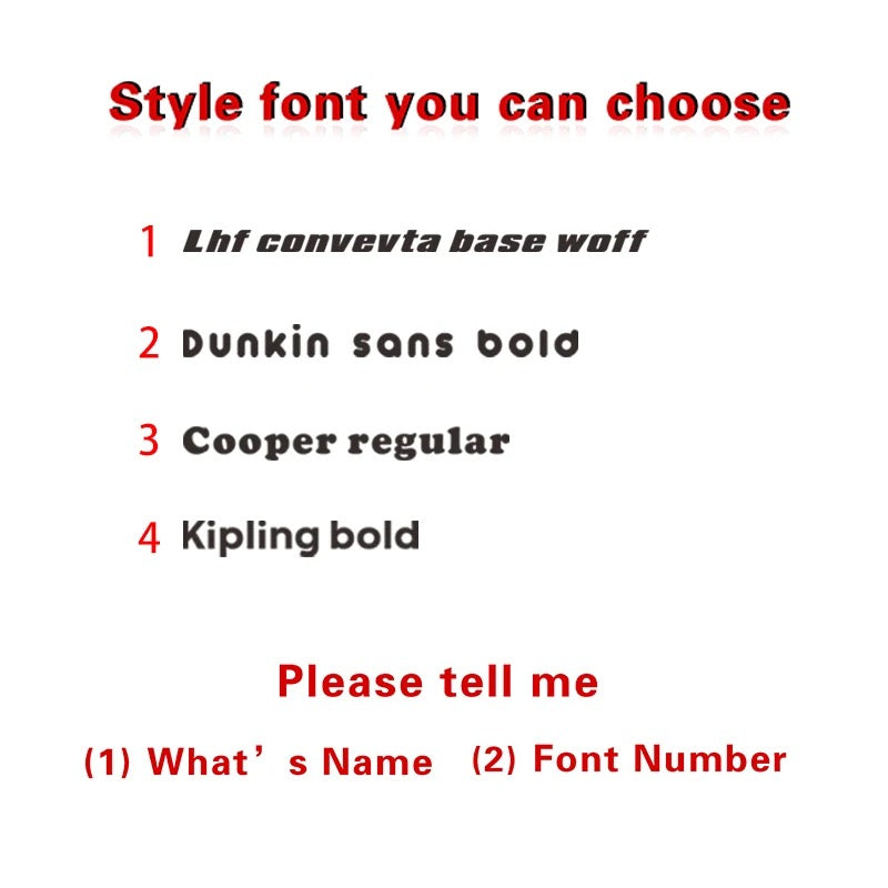 Pendant Chains Name Custom