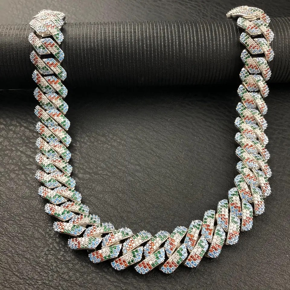 Italia Cuban Chain Tricolor 🇮🇹