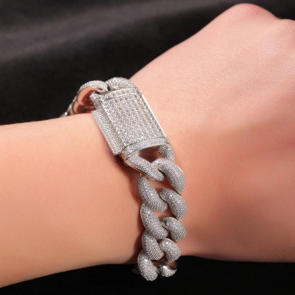 Round Cuban 14mm Bracelets