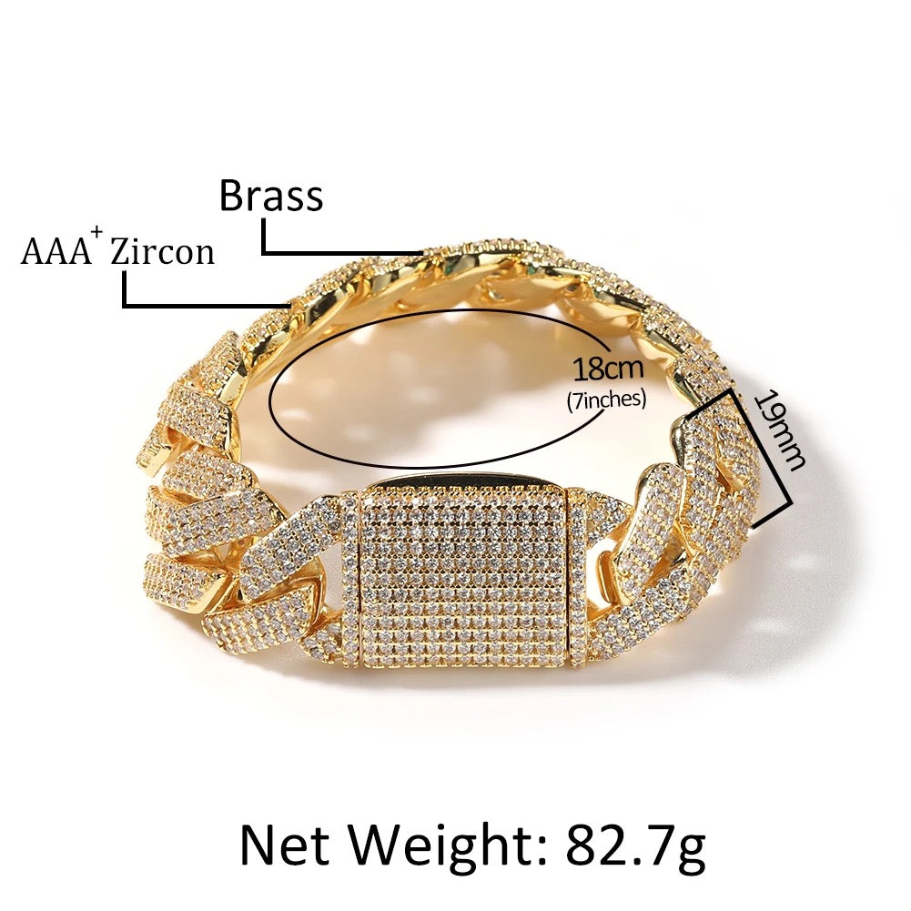 Nondual Cuban Bracelets 20mm