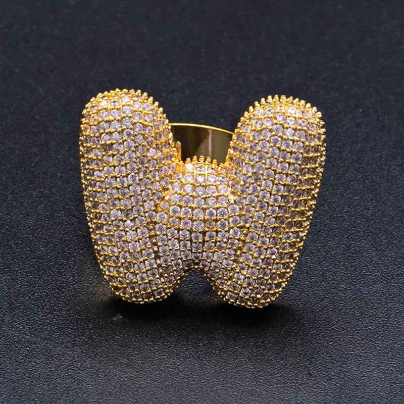 Lettere ALFABETO Rings NOME PERSONALIZZABILE