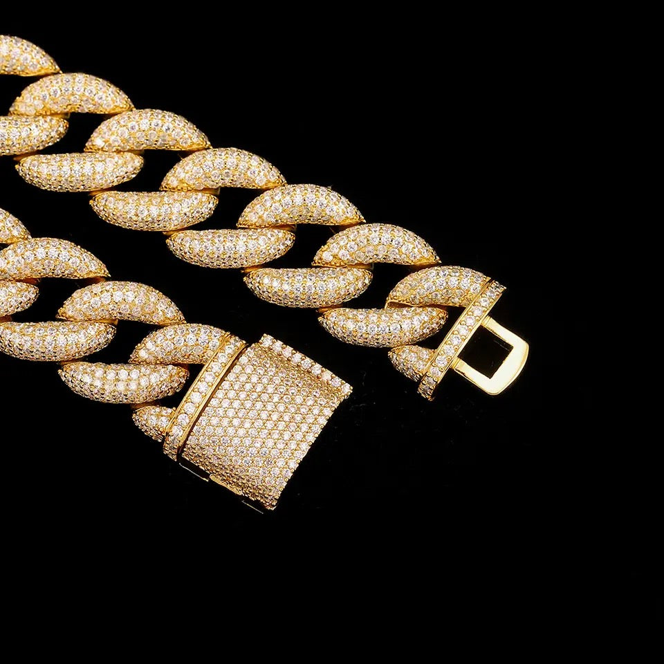 Round Cuban 14mm Bracelets