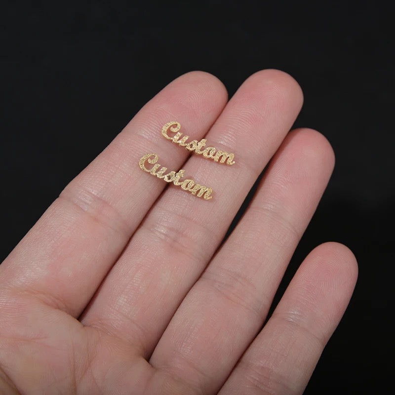 Name Custom Earrings