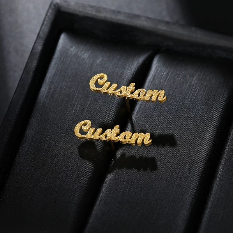 Name Custom Earrings