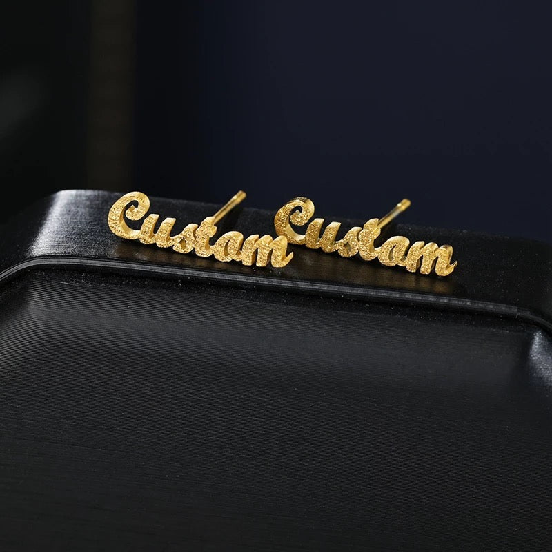 Name Custom Earrings